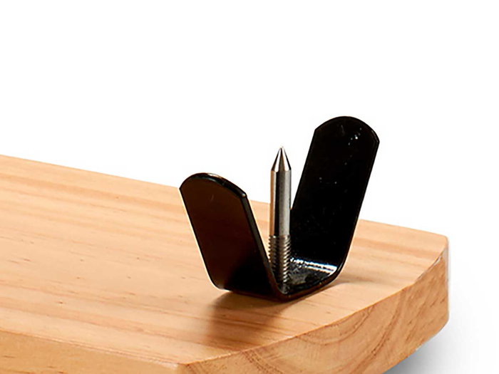 Kinvara Jamonero large en bois de pin naturel 37.5x16.5x5.5 cm (Set de 6)