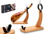 Kinvara Jamonero large en bois de pin naturel 37.5x16.5x5.5 cm (Set de 6)
