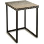 Gift Decor Table d'appoint Gris Nacre noire 47 x 62 x 47 cm