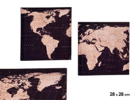 GIFTDECOR Toile Carte du Monde Surt 2