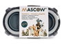 MASCOW Comedero Doble Silicona Gris-Negro