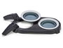 MASCOW Comedero Doble Silicona Gris-Negro