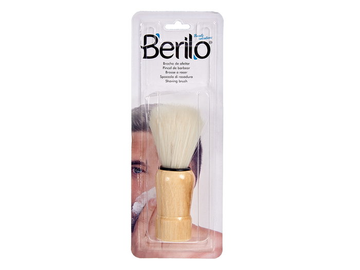 BERILO Brocha Afeitar Mango Madera Marron