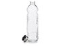 Vivalto Bouteille en verre 1100 ml avec bouchon métal, transparente, 8x31x8 cm (Set de 18)