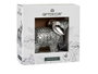 GIFTDECOR Éléphant en Résine Grand Format Argent
