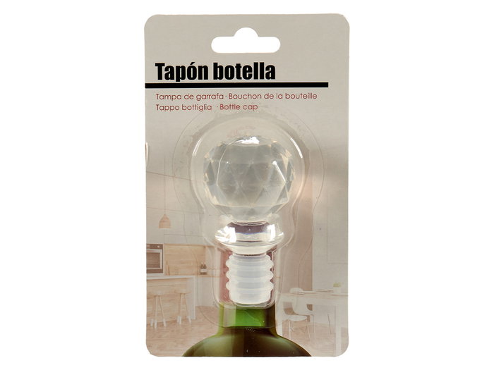 Arte Regal Bouchon Bouteille Balle Transparent 3,5 x 14,5 x 8,5 cm (Set de 48)
