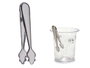 Kinvara Pince à glace en acier inoxydable 18 cm argentée