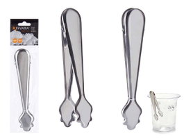 Kinvara Pince à glace en acier inoxydable 18 cm argentée