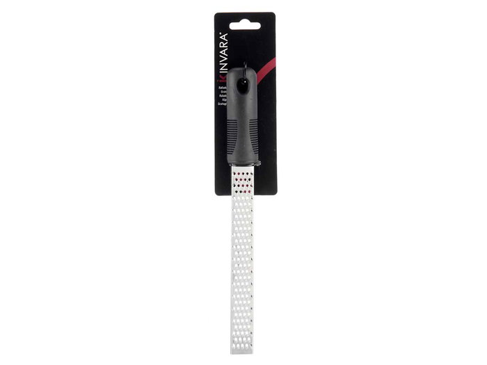 Kinvara Râpe Allongée à Manche Noir 30 x 2.8 x 31 cm Acier Inoxydable et Plastique (Set de 24)