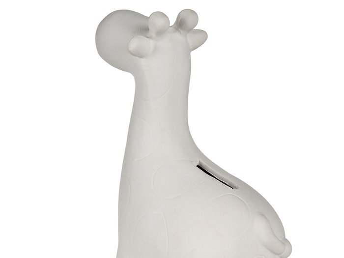 Pincello Hucha à peindre Girafe 12 x 16 x 5 cm en céramique blanche avec 6 peintures (Set de 24)