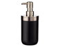 Berilo Dosificateur Noir Argenté 350ml Plastique 9x17x8cm (Set de 12)