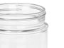 Vivalto Bocal en Verre 1L avec Couvercle Acier 9 x 17 x 9 cm (Set de 24)