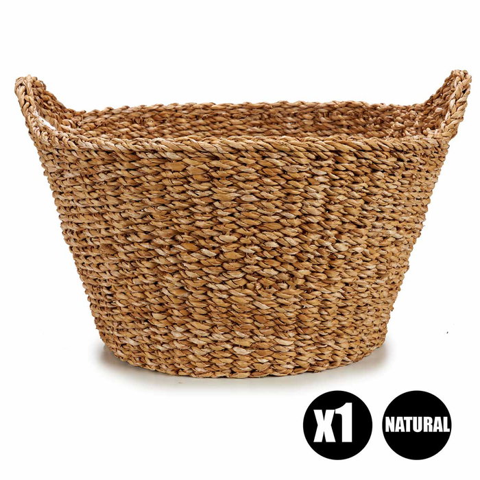 GIFTDECOR CESTO ASA REDONDO GRD 18L Marron