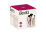 Berilo Organiseur Rond Haut 3 Compartiments Transparent 15x15x15 cm (Set de 12)