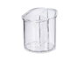 Berilo Organiseur Rond Haut 3 Compartiments Transparent 15x15x15 cm (Set de 12)