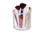 Berilo Organiseur Rond Haut 3 Compartiments Transparent 15x15x15 cm (Set de 12)