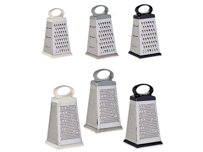 Kinvara Râpe Acier Rectangulaire 11,5 x 22,5 x 10 cm - Couleurs Assorties (Set de 24)