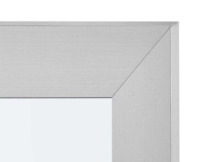 Giftdecor Miroir 38x48 cm Cadre Argent MDF et Verre (Set de 6)
