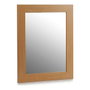 GIFTDECOR Miroir Mural 38X48 Cadre Marron Naturel