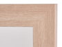 Giftdecor Miroir 39x49 cm Cadre Marron en MDF et Verre (Set de 6)