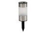 Ibergarden Balise Solaire en Acier Baja - 6.3x21.5x6.3 cm - Blanc, Transparent et Noir - Lot de 1 (Set de 24)