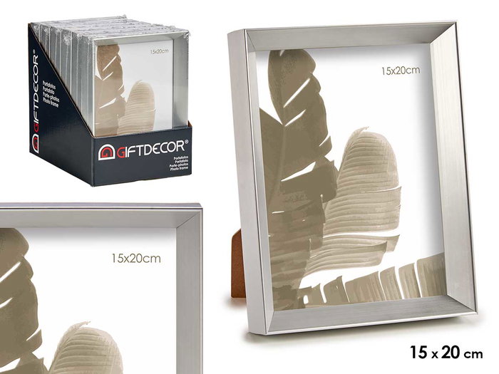 GIFTDECOR Cadre photo argenté 15x20cm (Lot de 24) GIFTDECOR Cadre photo argenté 15x20cm (Lot de 24)