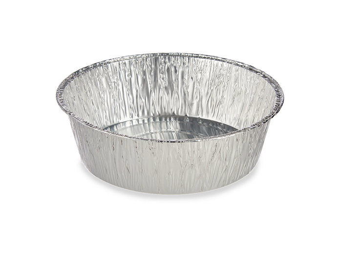 Kinvara Lot de 2 Plateaux Ronds en Aluminium Grands 25x8x25 cm Argent (Set de 24)