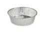 Kinvara Lot de 2 Plateaux Ronds en Aluminium Grands 25x8x25 cm Argent (Set de 24)