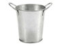 Ibergarden Macetero Petit Zinc 16x12x11cm Pot de Fleur Métallique Argent (Set de 72)