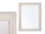 Giftdecor Miroir Cadre Gris Naturel 38x48 cm MDF et Verre (Set de 6)