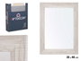 Giftdecor Miroir Cadre Gris Naturel 38x48 cm MDF et Verre (Set de 6)