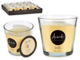 ACORDE Bougie en verre vanille 28h