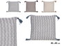 Giftdecor Coussin Rempli Couleurs Assorties 45x45 cm, Rembourrage Polyester, Coton (Set de 12)