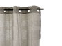 Gifdecor Rideau 140x260 cm à 8 œillets Gris et Blanc 100% Polyester (Set de 6)
