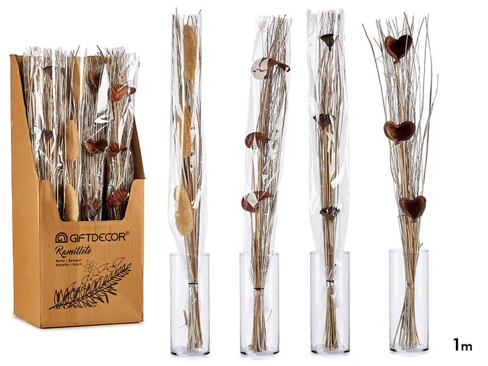 Giftdecor Ramillette blanc et naturel 100 cm - Bouquet de branches en bois (Set de 24) Giftdecor Ramillette blanc et naturel 100 cm - Bouquet de branches en bois (Set de 24)