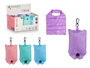 Kinvara Sac pliable tissu polyester couleurs vives assorties 7,5 x 16 x 2 cm (Set de 48)