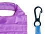Kinvara Sac pliable tissu polyester couleurs vives assorties 7,5 x 16 x 2 cm (Set de 48)