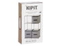 Kipit Organisateur 6 compartiments Gris Tissu Métal Plastique 35x102x68 cm (Set de 12)