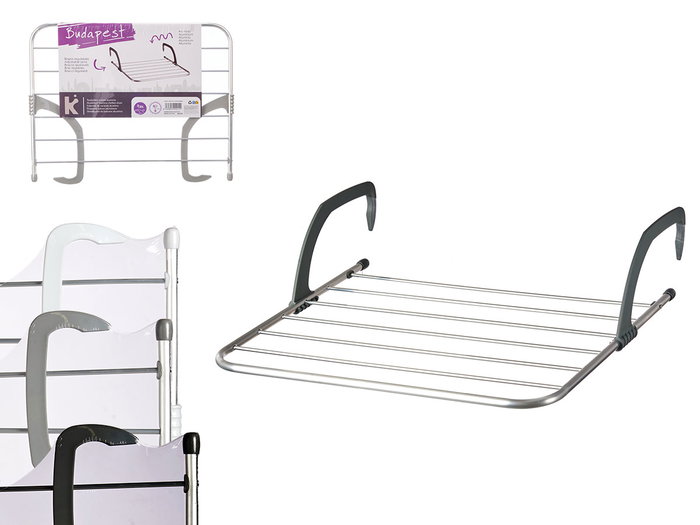 Arte Regal Tendedero Aluminium 7 m avec Poignée Plastique Couleurs Variées 63 x 2,5 x 50 cm (Set de 12) Arte Regal Tendedero Aluminium 7 m avec Poignée Plastique Couleurs Variées 63 x 2,5 x 50 cm (Set de 12)