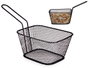 Kinvara Panier en fer avec anse noir 24,5 x 12 x 10,5 cm (Set de 24)