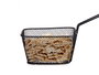 Kinvara Panier en fer avec anse noir 24,5 x 12 x 10,5 cm (Set de 24)