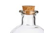 Vivalto Frasca en verre 750 ml avec bouchon liège 8x21x8 cm transparent (Set de 24)