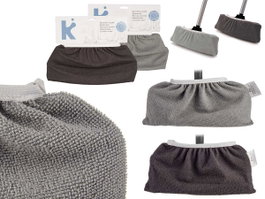 ARTE REGAL Lot de 24 housses de balai - Gris clair et gris foncé
