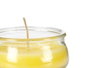 Ibergarden Bougie Verre Citronelle Jaune 7.7x7.7x4 cm (Set de 96)