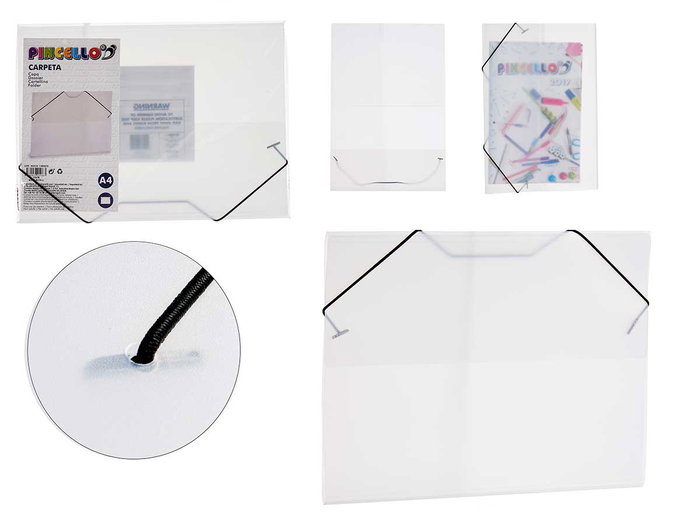 Pincello Classeur transparent A4 en plastique 26 x 1 x 35,5 cm (Set de 24) Pincello Classeur transparent A4 en plastique 26 x 1 x 35,5 cm (Set de 24)