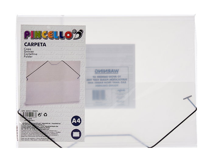 Pincello Classeur transparent A4 en plastique 26 x 1 x 35,5 cm (Set de 24) Pincello Classeur transparent A4 en plastique 26 x 1 x 35,5 cm (Set de 24)
