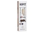 Kipit Perchero Métal Noir 157 cm avec Roues 56x45 cm (Set de 4)