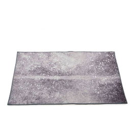 GIFTDECOR Alfombra Gris avec taches argentées 100x150cm