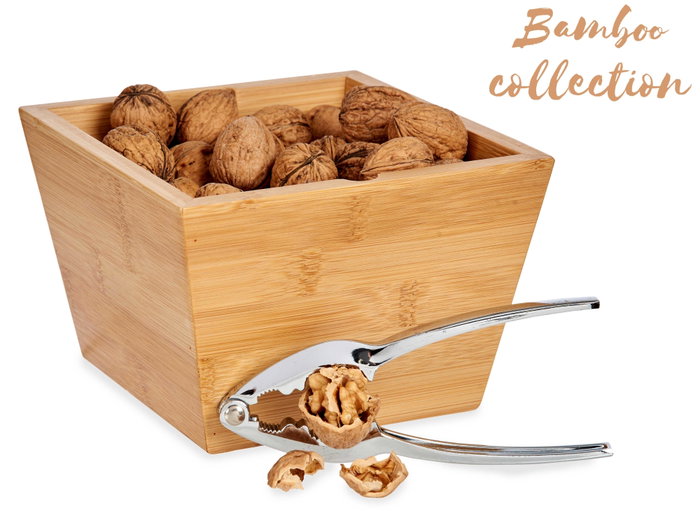 Kinvara Boîte en bambou avec casse-noix 16 cm (Set de 12)