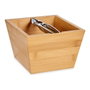 KINVARA Boîte en bambou marron avec casse-noix 16cm